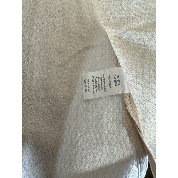 Ivy‎ Jane Triangles Top With Tassels Ivory XS pink Black Brown Blouse - Picture 4 of 6